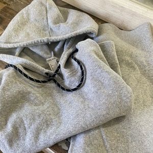 Grey bike shorts set